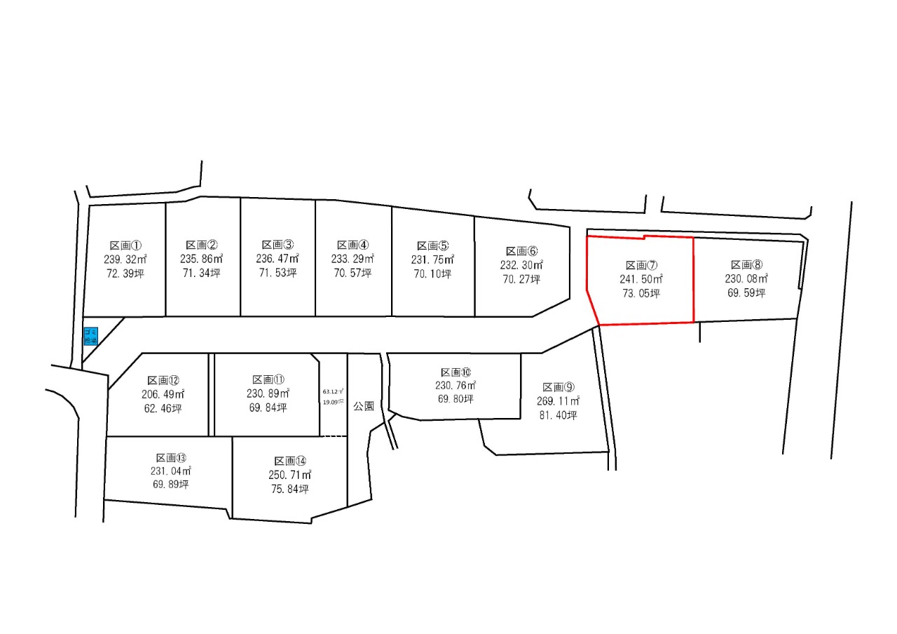 南アルプス市寺部14区画分譲地