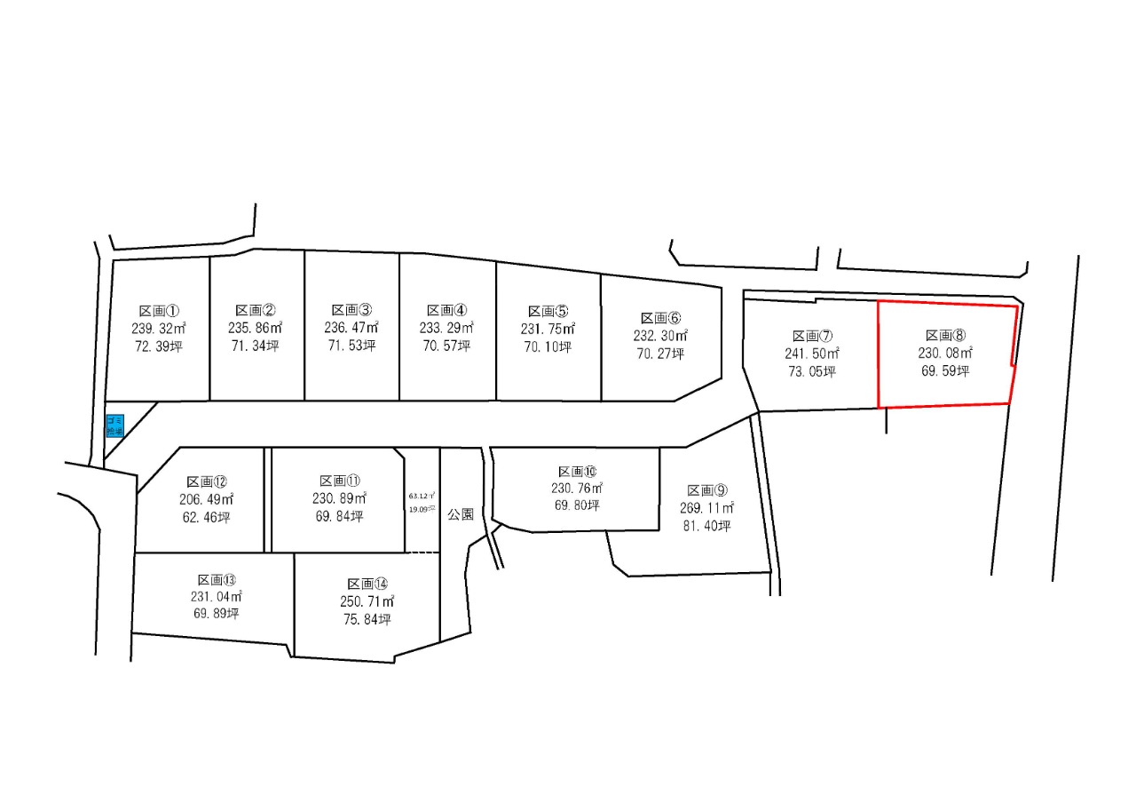 南アルプス市寺部14区画分譲地