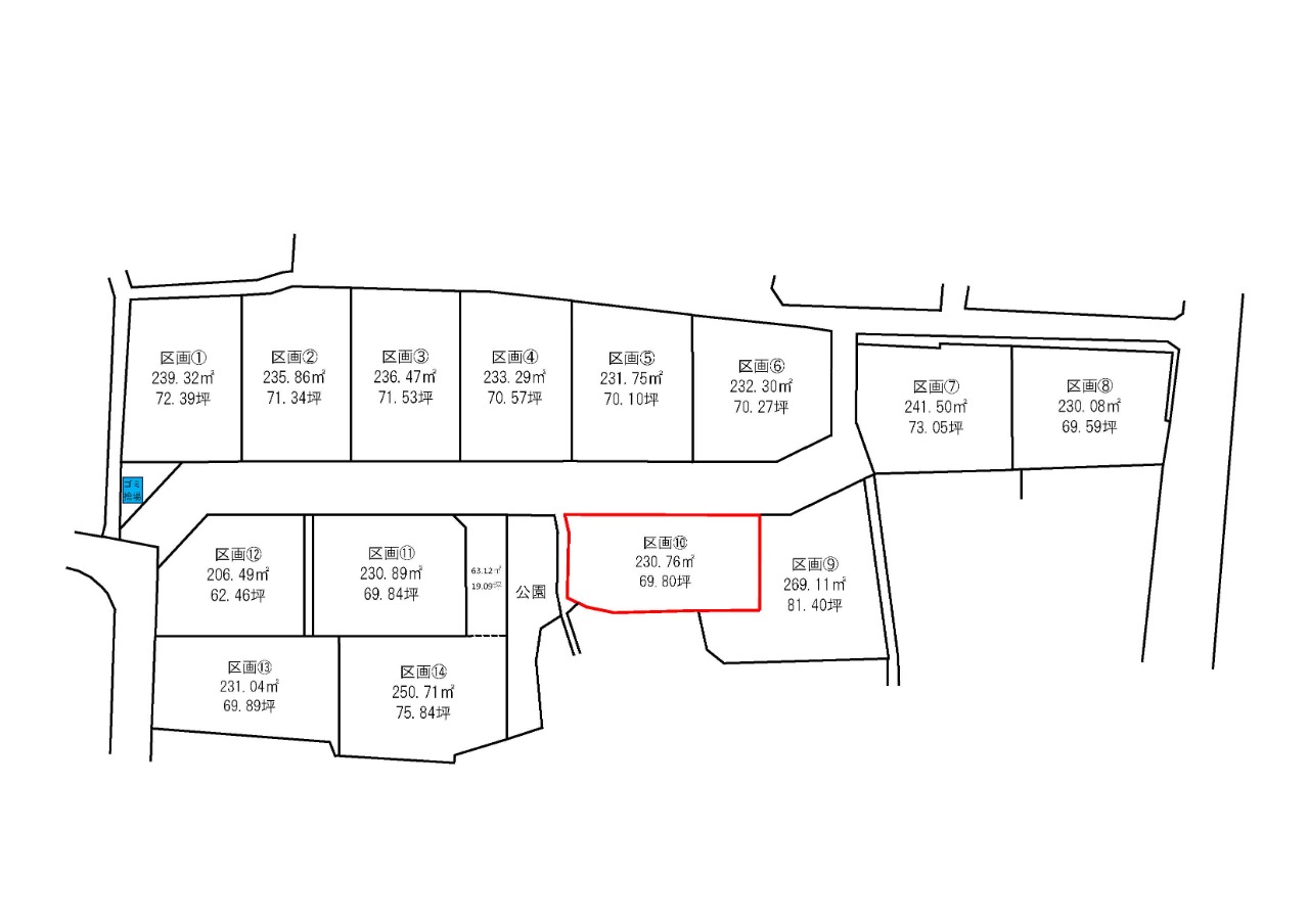 南アルプス市寺部14区画分譲地