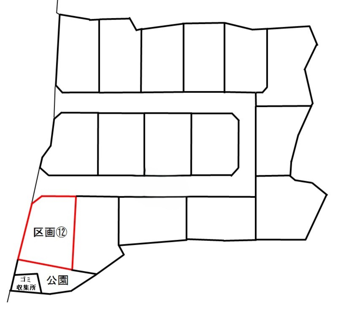 南アルプス市寺部16区画分譲地