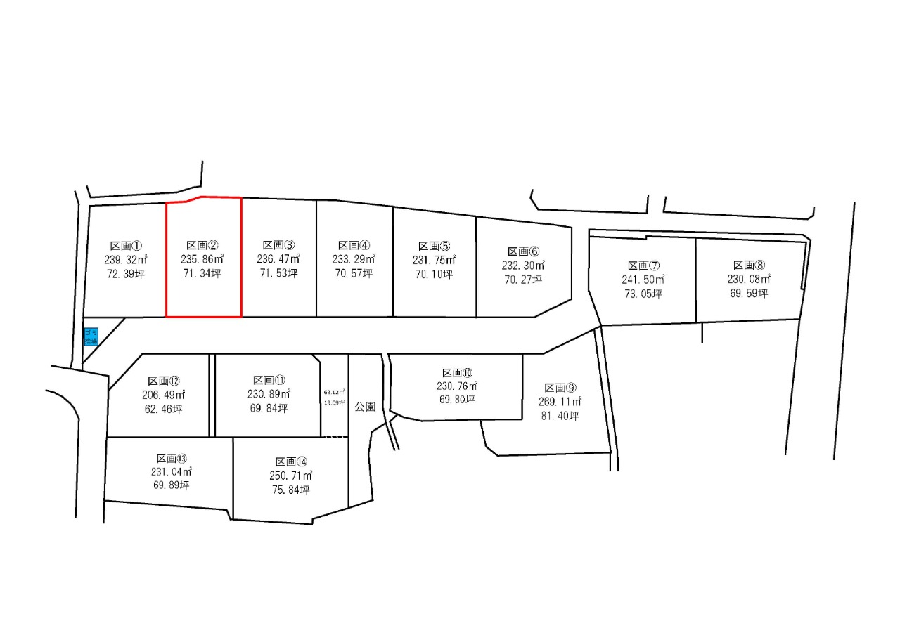 南アルプス市寺部14区画分譲地