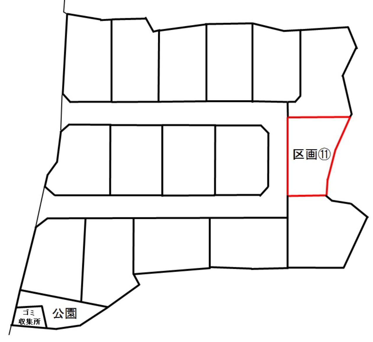 南アルプス市寺部16区画分譲地