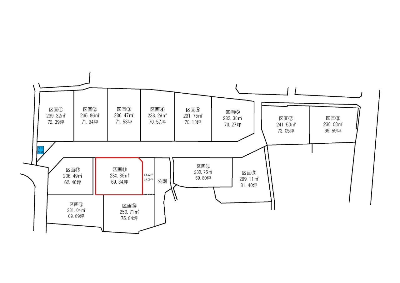 南アルプス市寺部14区画分譲地