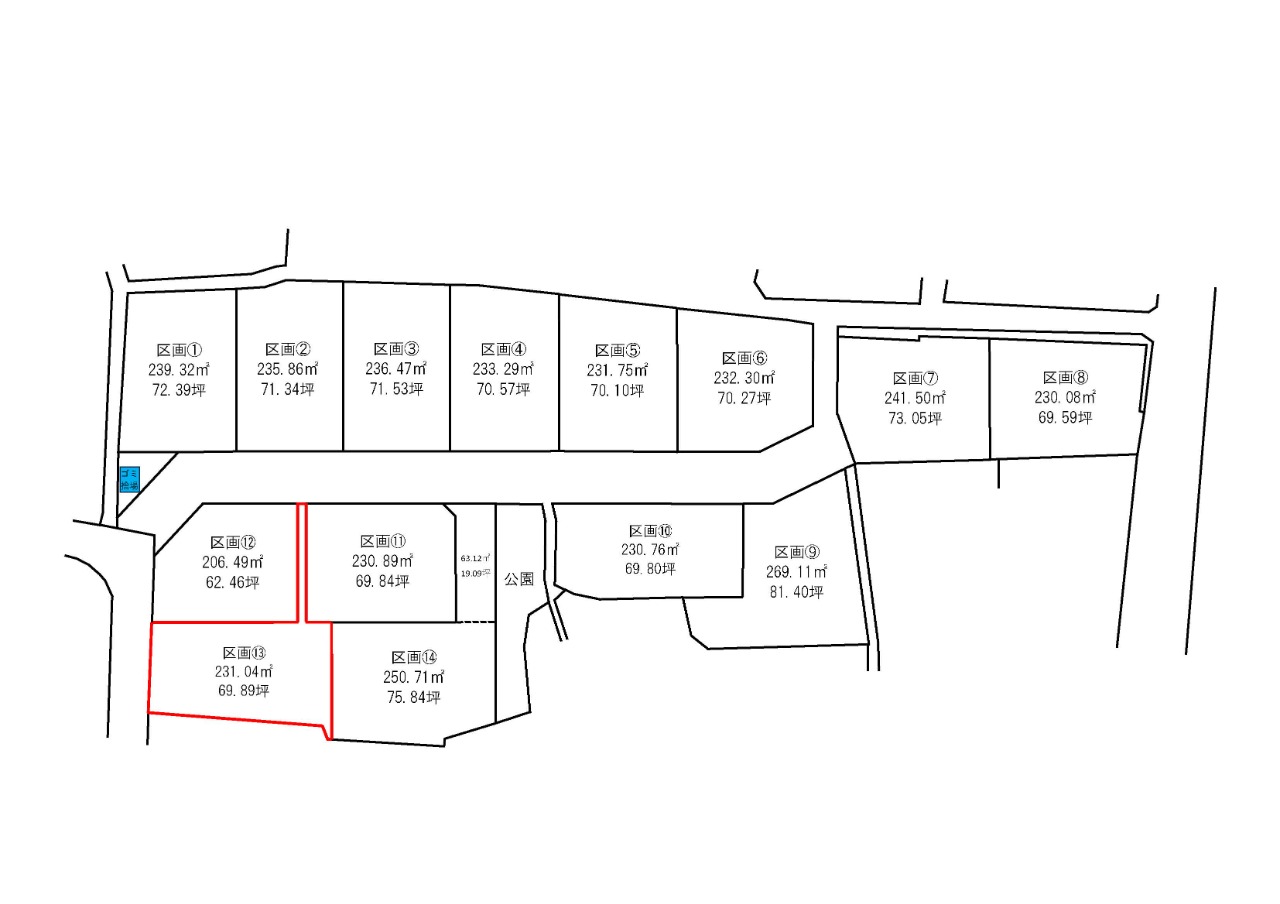 南アルプス市寺部14区画分譲地