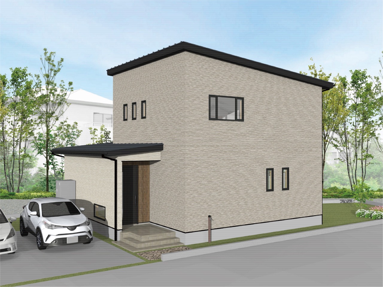 外観　建物　完成イメージ