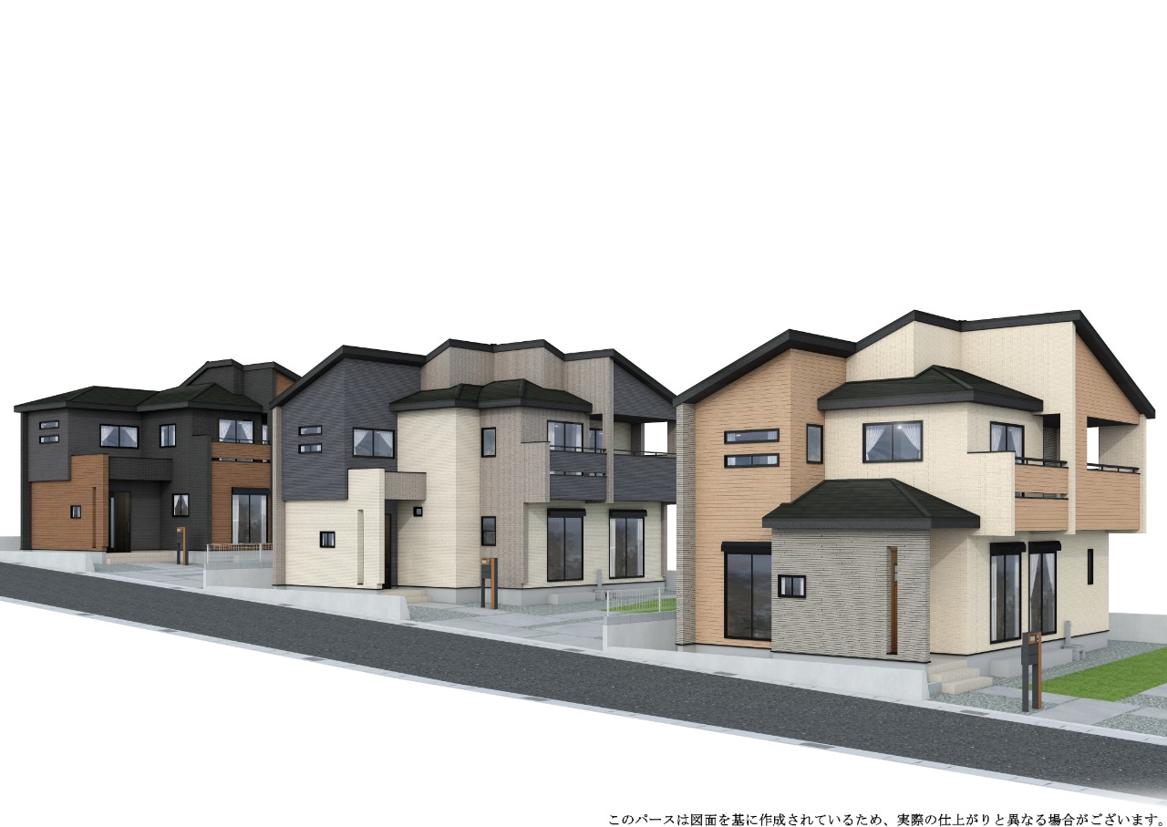 外観　建物　建築中