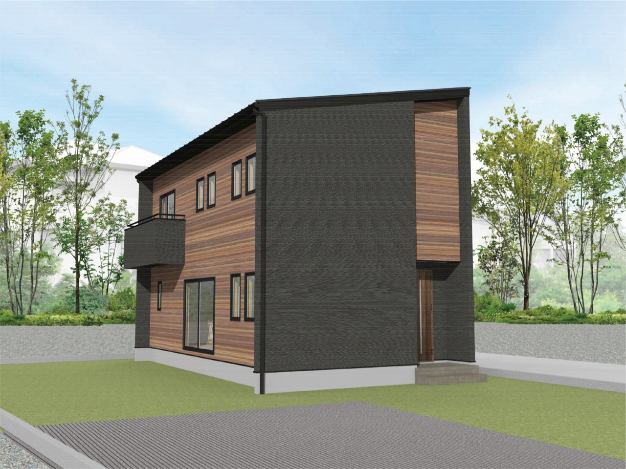 外観　建物　完成イメージ