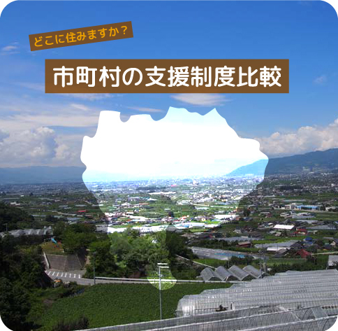 住宅取得や子育て支援など「市町村の支援制度比較」を更新しました！