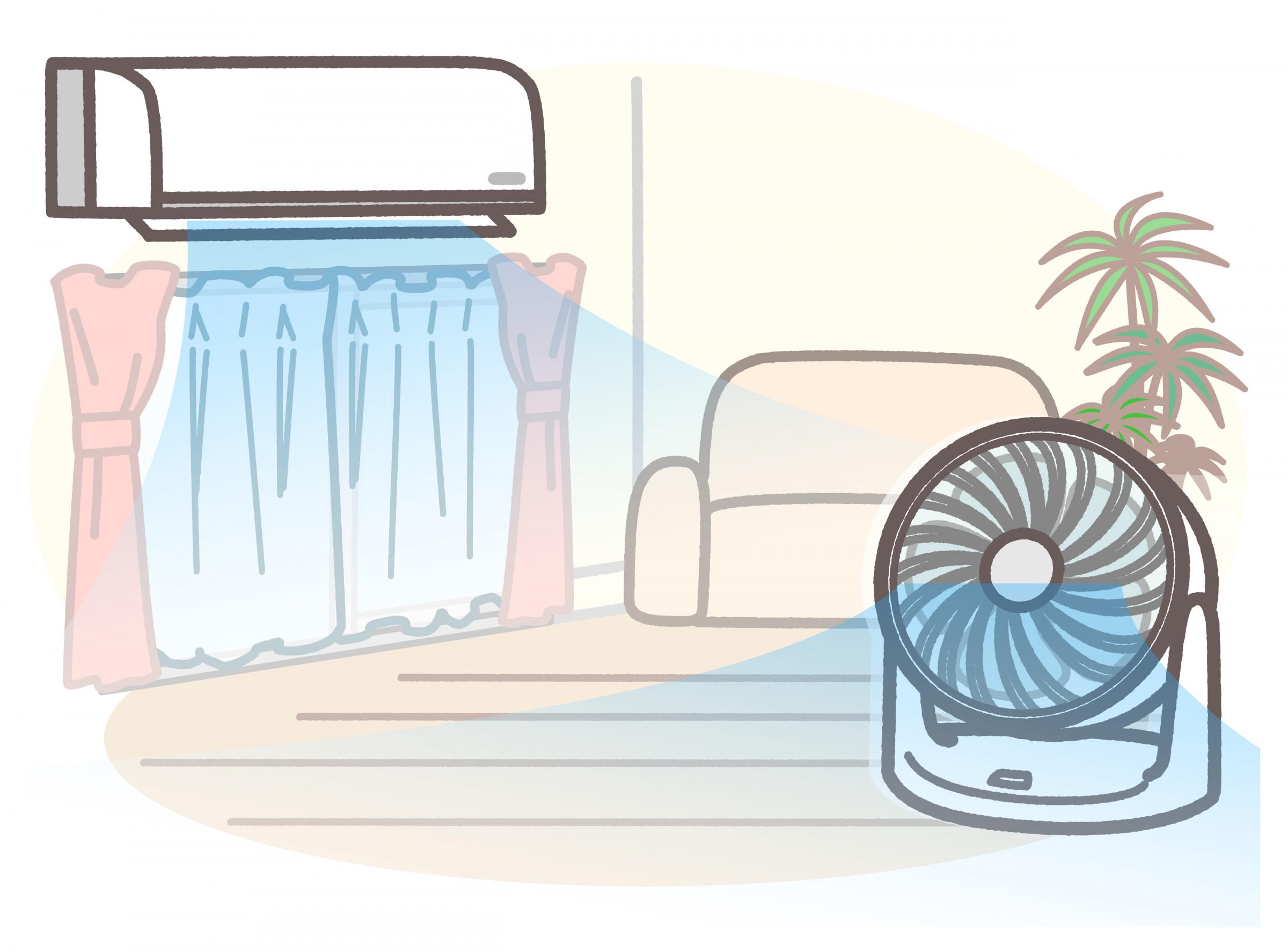 湿気対策 湿気取り 部屋 サーキュレーター エアコン